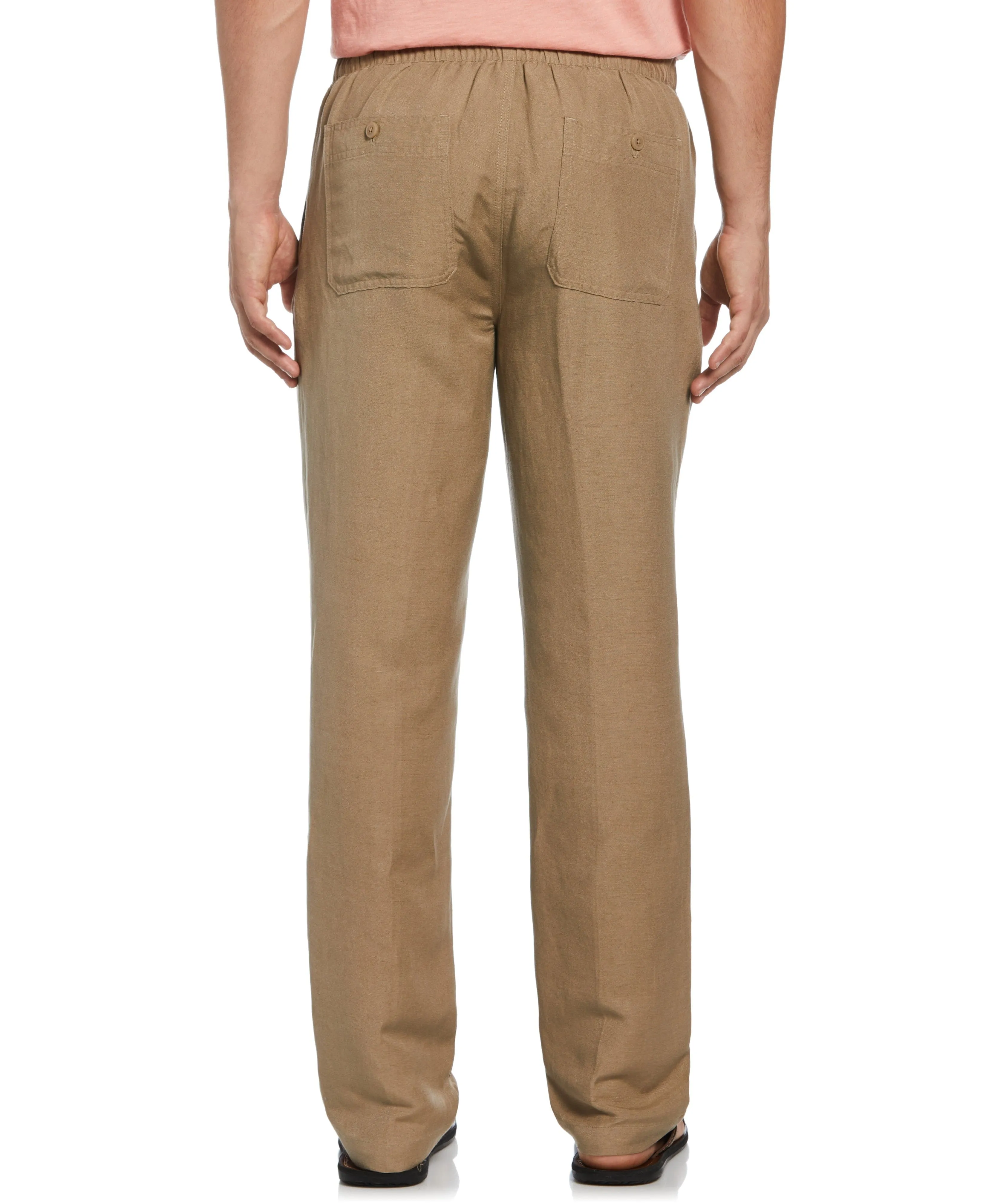 Big & Tall Linen-Blend Core Drawstring Pants