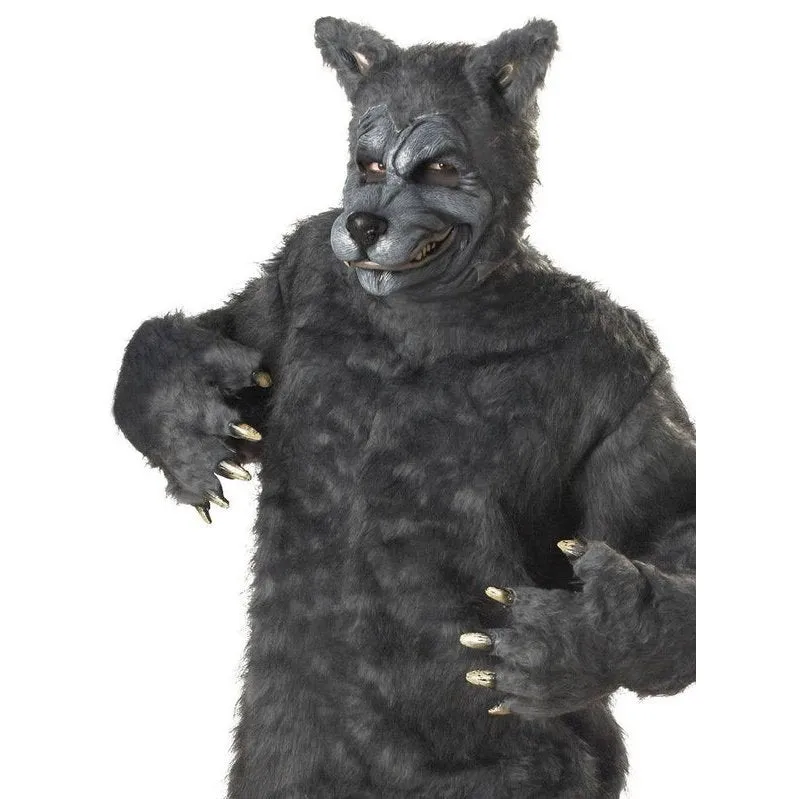 Big Bad Wolf Men's Grey Plus Size