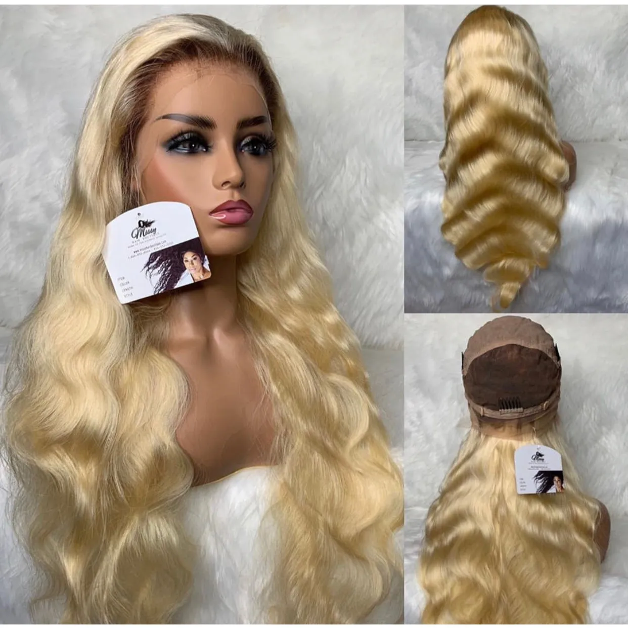 Blonde 613 Wholesale Lace Front UNITS