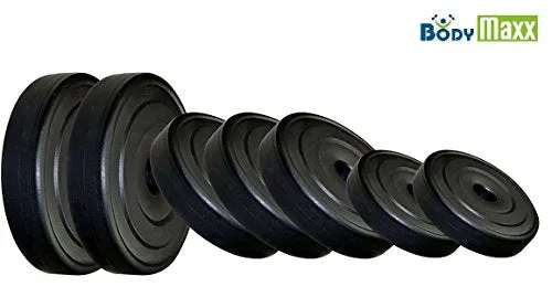 Body Maxx 8Kg-Combo 14 Dumbbells Kit 15 Inches Dumbells Rod