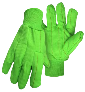 Boss 30PCN Bedford Cord 2-Ply Poly/Cotton High-Vis w/ Knit Wrist