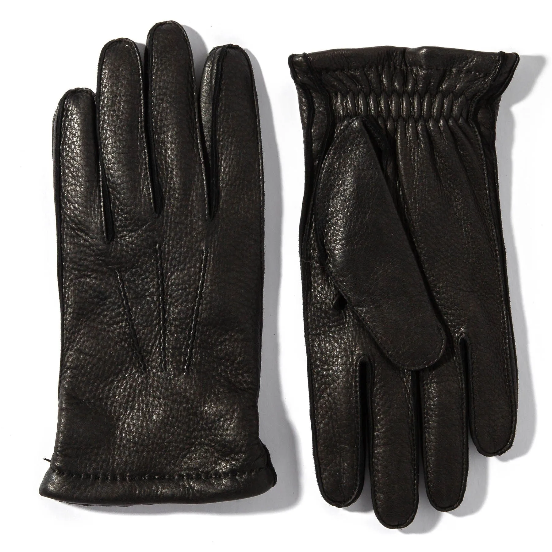 Bozeman Deerskin Gloves In Black