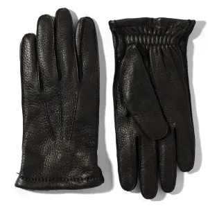 Bozeman Deerskin Gloves In Black