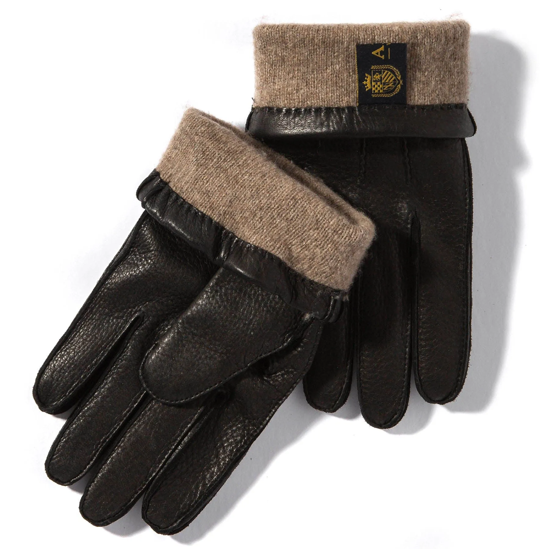 Bozeman Deerskin Gloves In Black