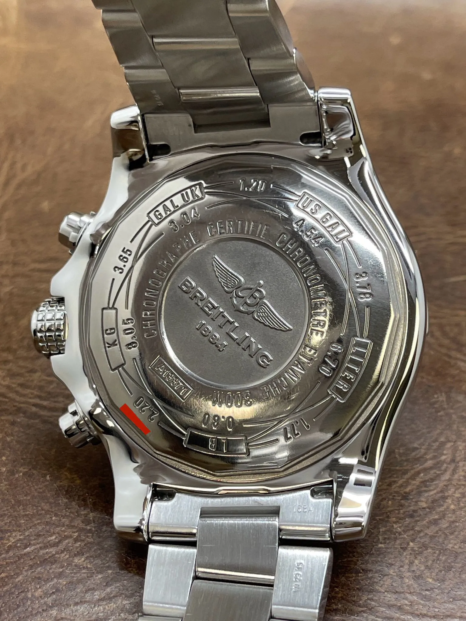 Breitling Super Avenger II A13371 White Dial Automatic Men's Watch