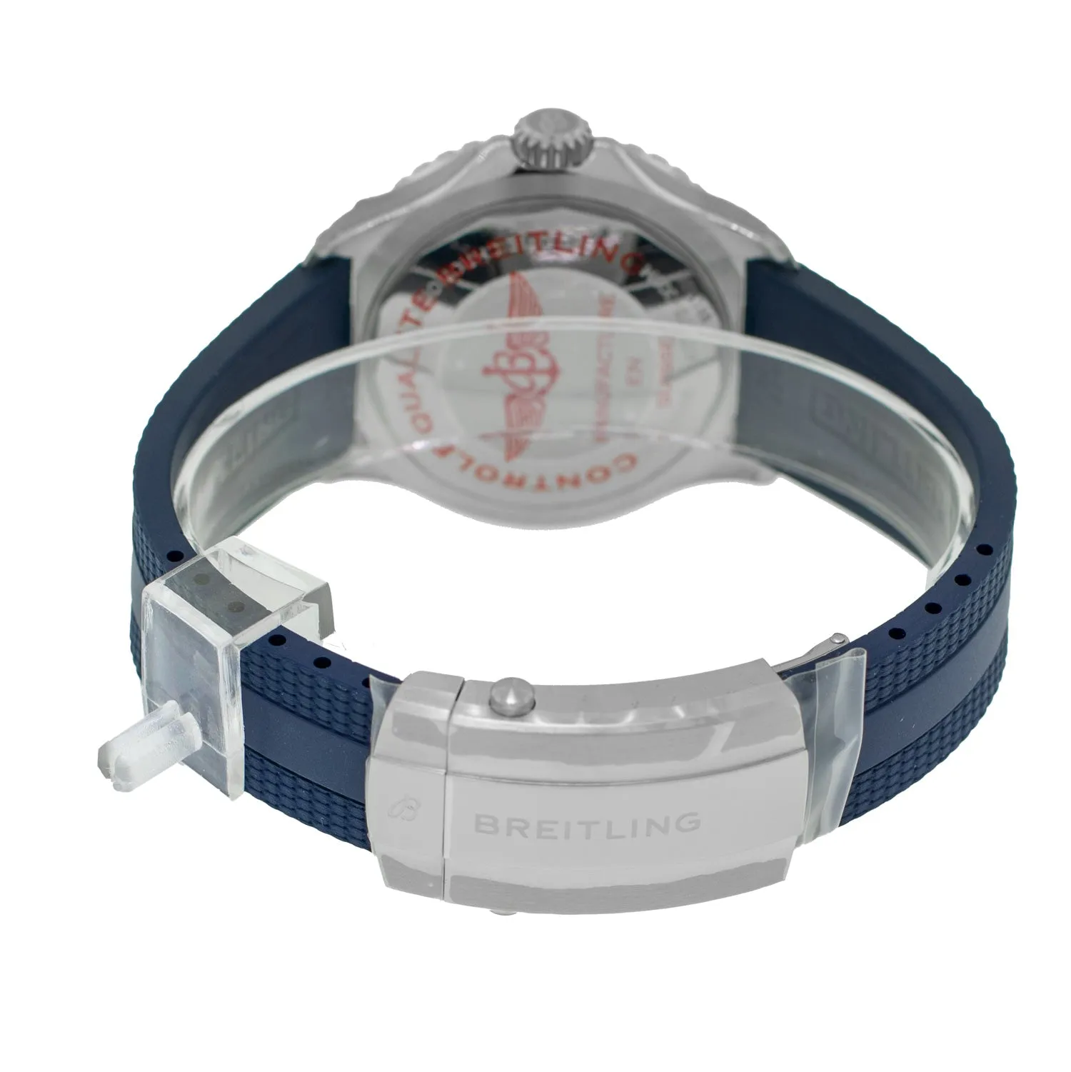 Breitling Superocean 42mm Stainless Steel Blue Index Dial Blue Bezel A17375