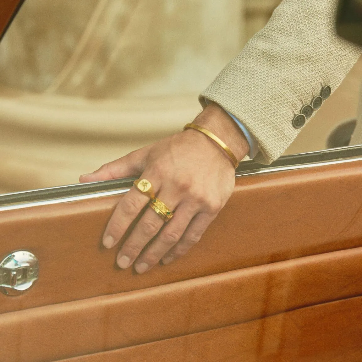 Brushed Cuff - Gold
