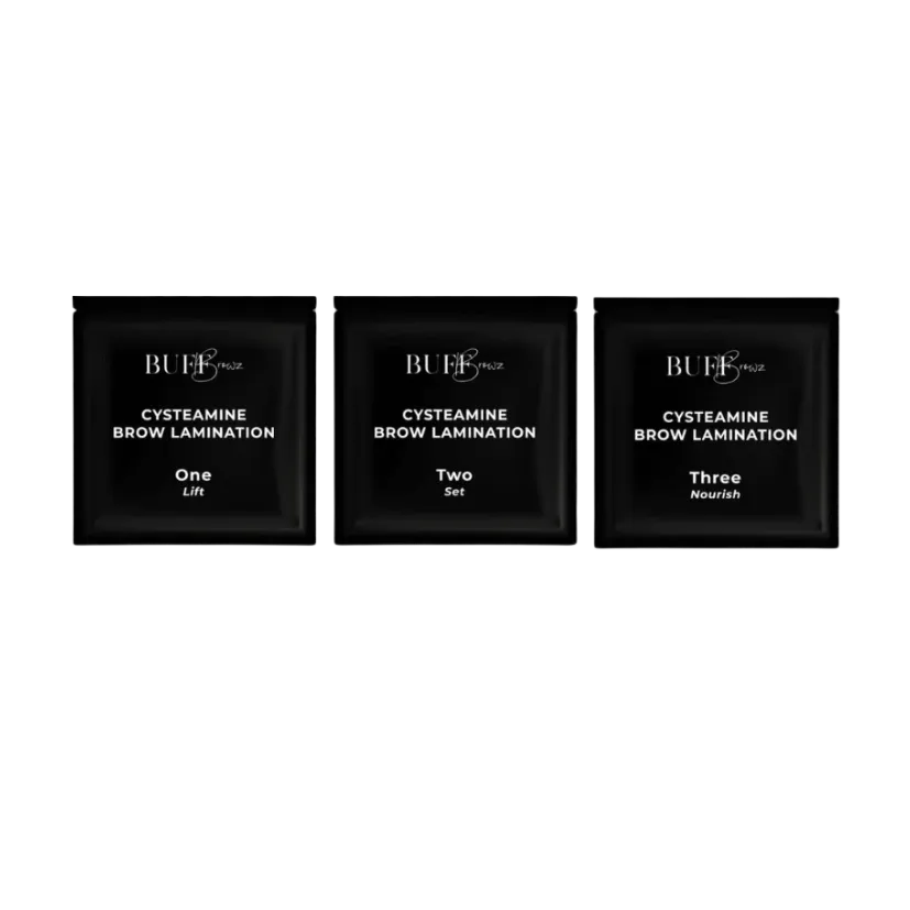 Buff Browz - Cysteamine Brow Lamination Kit - Sachets (All 3 Steps)