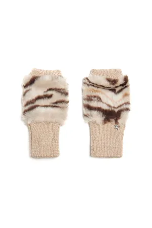 Buffalo Mittens Ivory