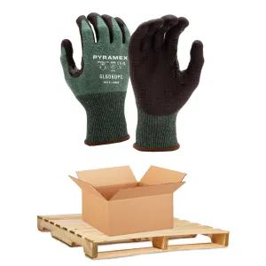BULK, Pyramex GL606DPC, 18-Gauge, Foam Nitrile Dotted Palm, Cut A3 (1,440 pairs)