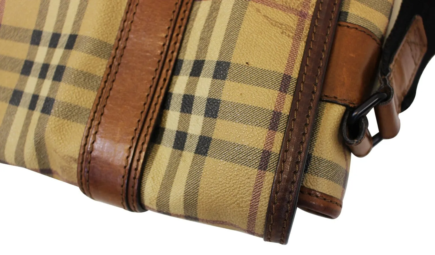 BURBERRY Horseferry Check Messenger Travel Bag - Sale
