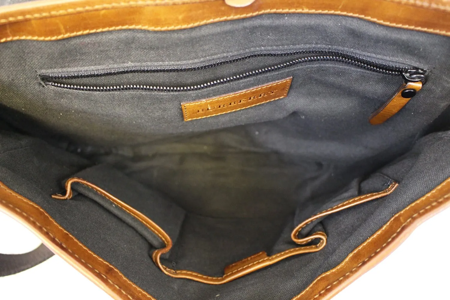 BURBERRY Horseferry Check Messenger Travel Bag - Sale