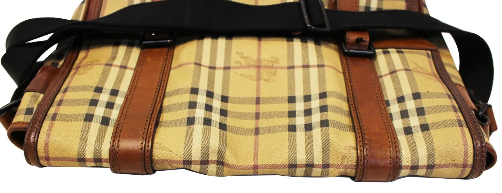 BURBERRY Horseferry Check Messenger Travel Bag - Sale