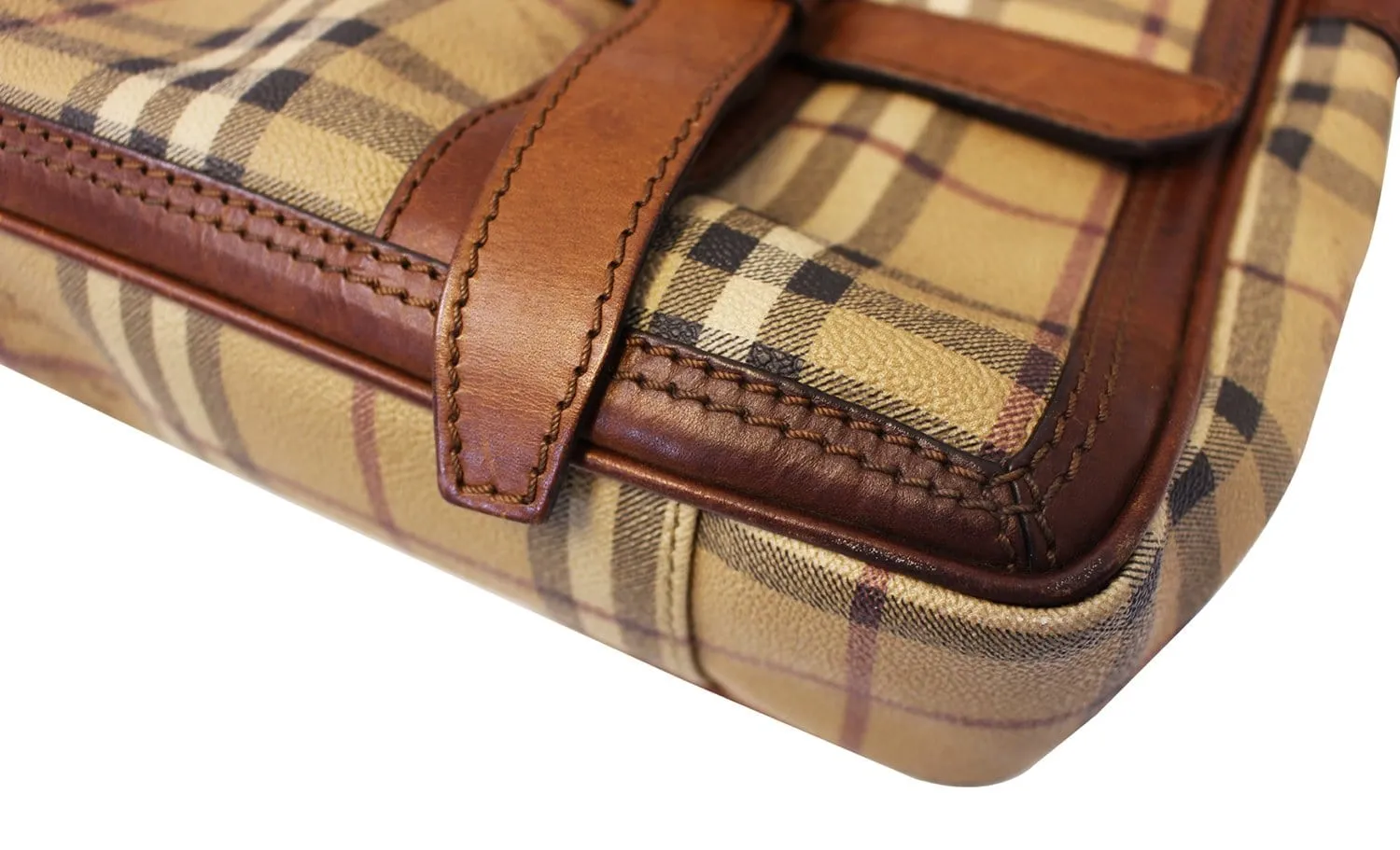 BURBERRY Horseferry Check Messenger Travel Bag - Sale
