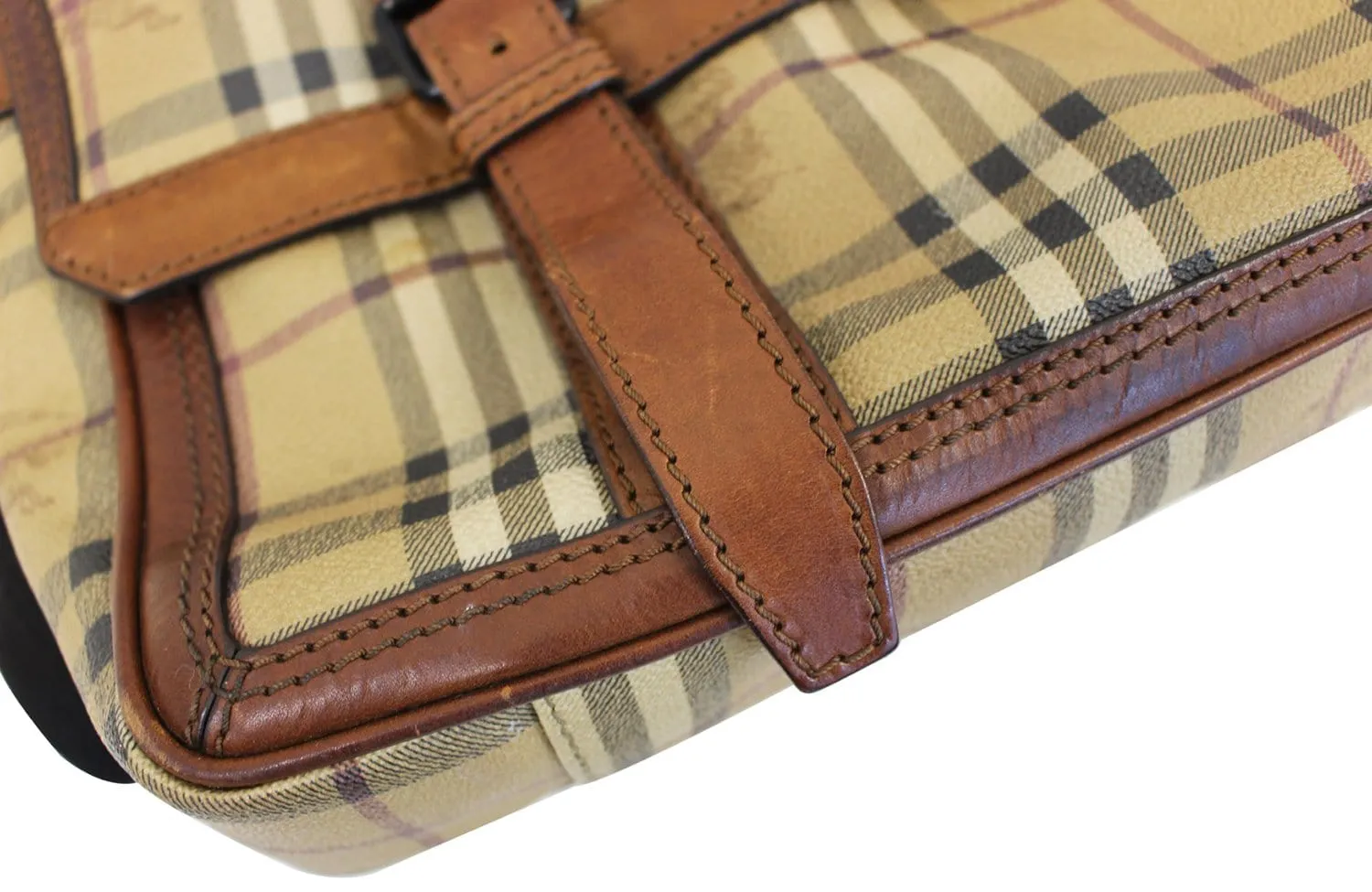 BURBERRY Horseferry Check Messenger Travel Bag - Sale