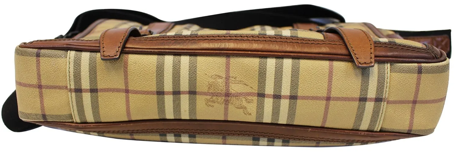 BURBERRY Horseferry Check Messenger Travel Bag - Sale