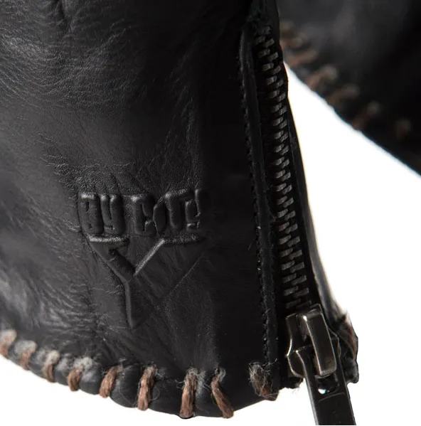 BY CITY WINTER SKIN GLOVES . BLACK.