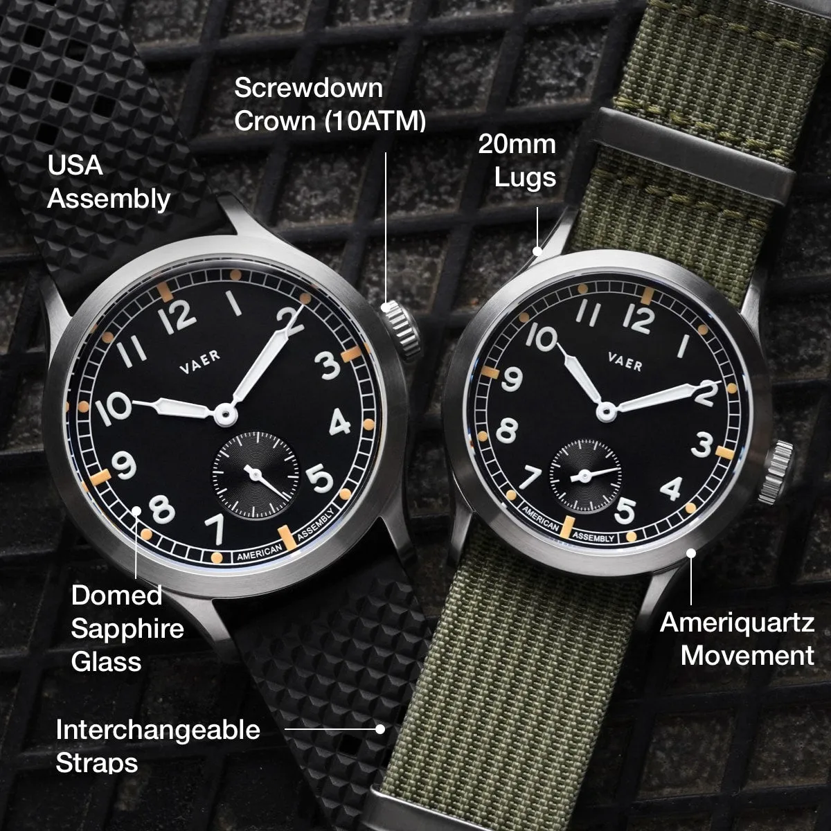 C5 Dirty Dozen - 40mm Ameriquartz