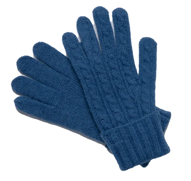 Cable Knit Gloves - 3 Colour Options