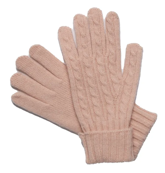 Cable Knit Gloves - 3 Colour Options