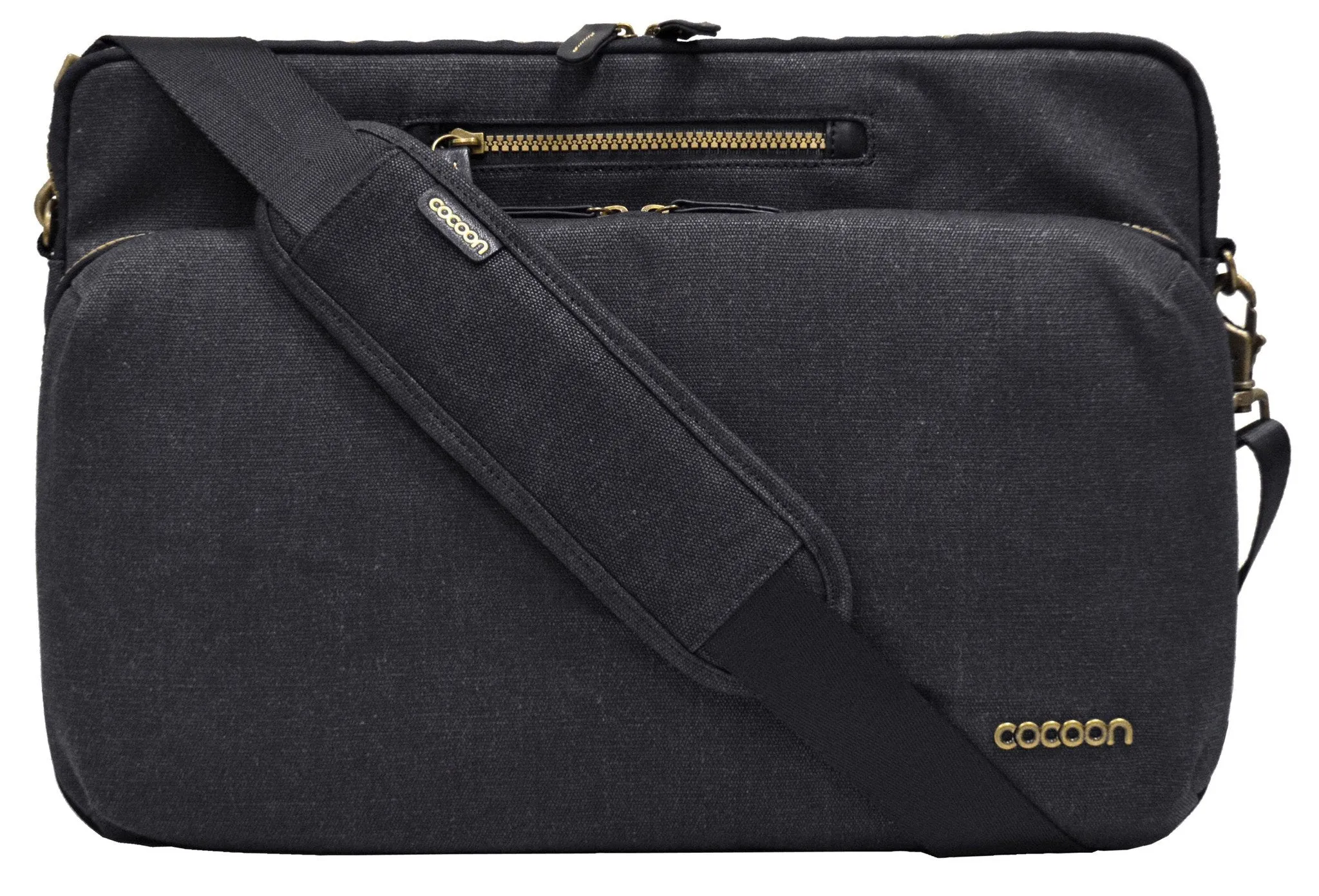 Cacoon Urban Adventure 16" Laptop Messenger Bag - Black
