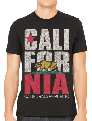 Cali For Nia California Republic Men's T-shirt
