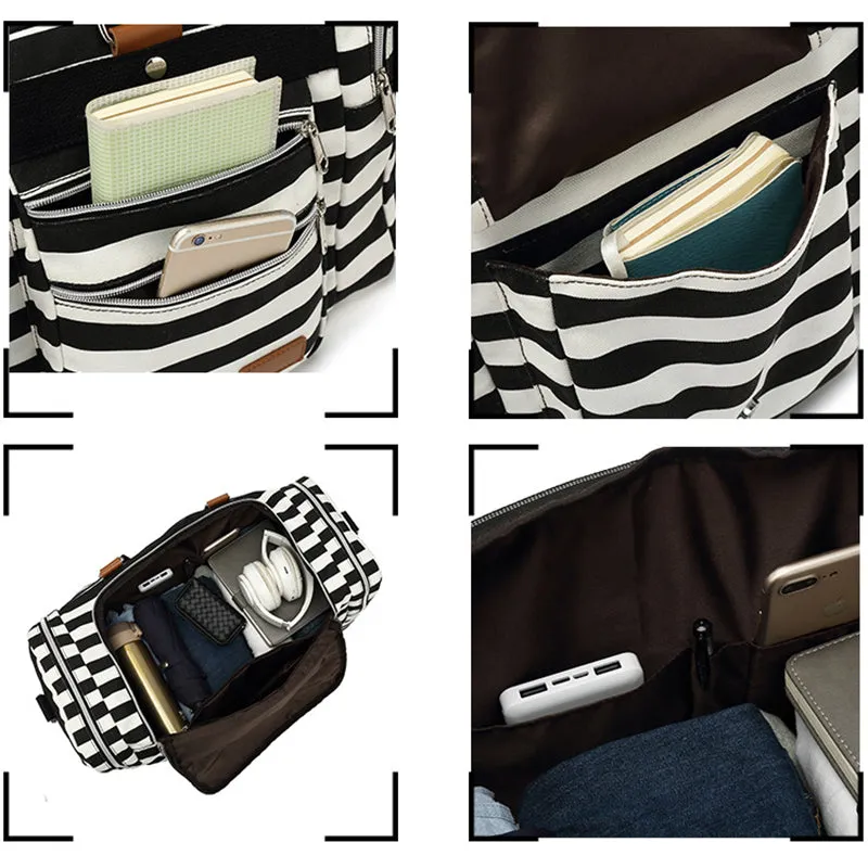 Canvas Leather Duffle Bag Canvas Travel Bag With Shoes Compartment Waterproof Canvas Gym Bags Travel Gift YY016