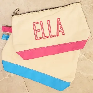Canvas Makeup Bag