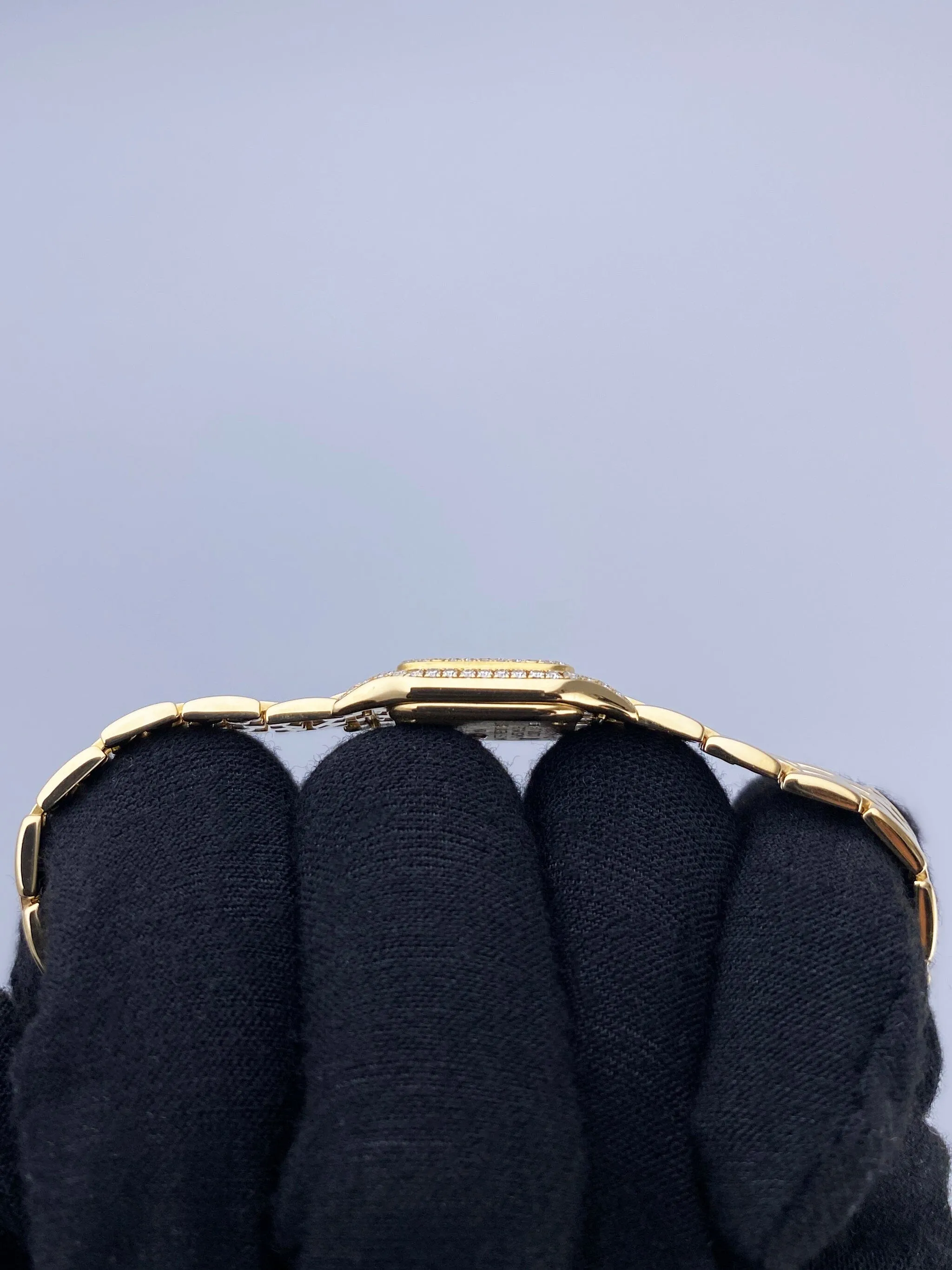 Cartier Panthere Mini WF3163B9 Diamond 18K Yellow Gold Ladies Watch