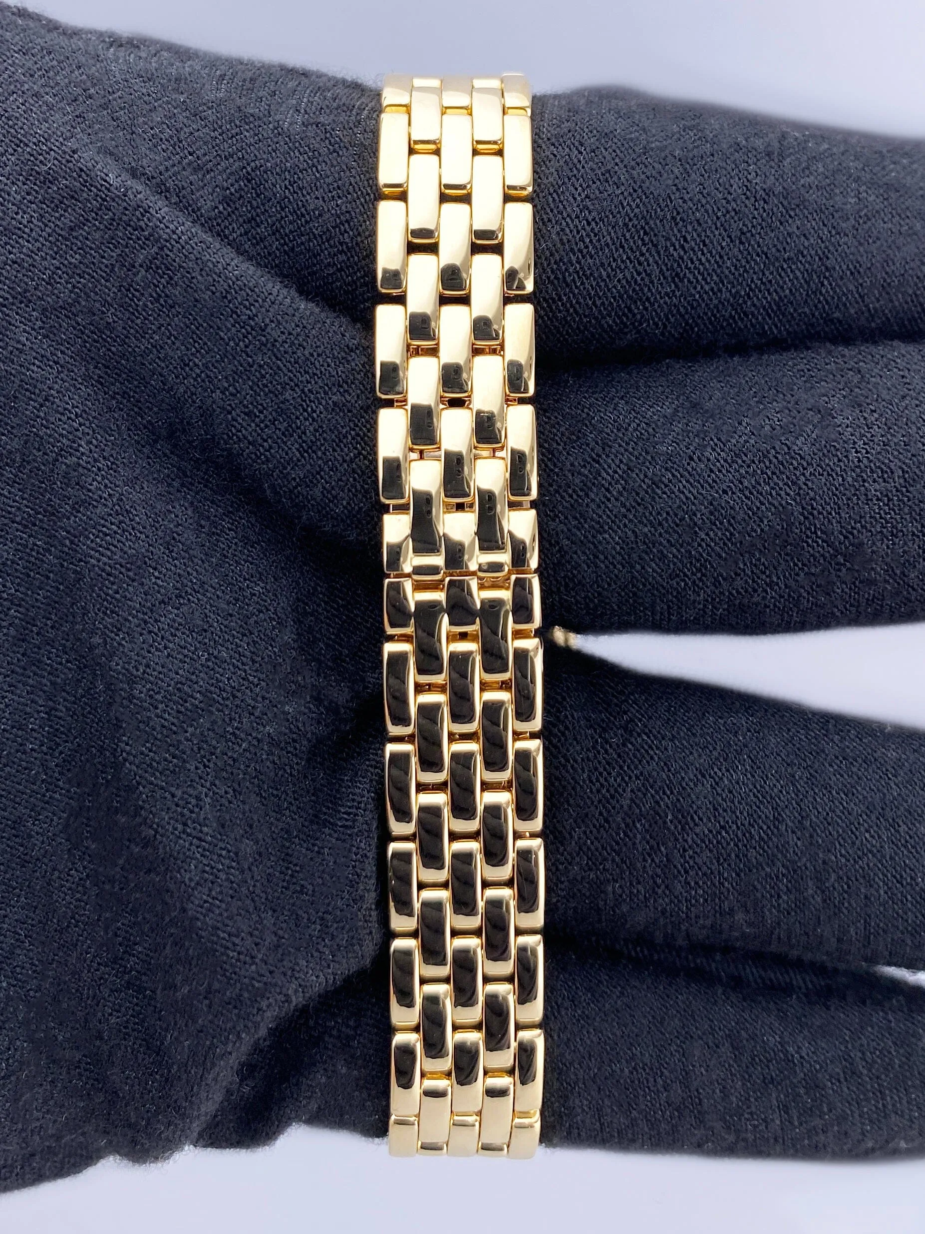 Cartier Panthere Mini WF3163B9 Diamond 18K Yellow Gold Ladies Watch