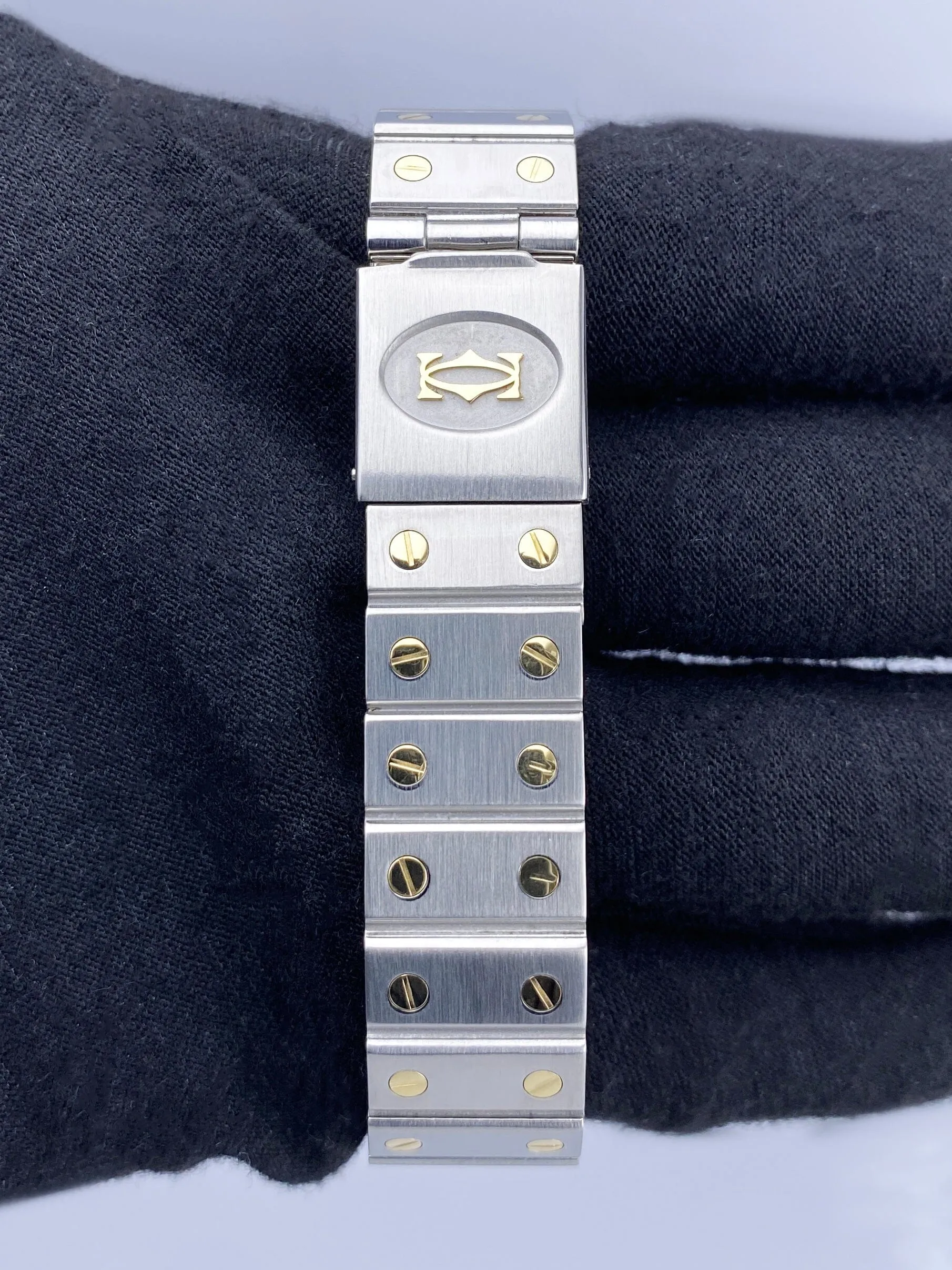 Cartier Santos Octagon 2966 Two Tone Ladies Watch