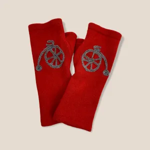 Cashmere Gloves with Bikes by Sardine