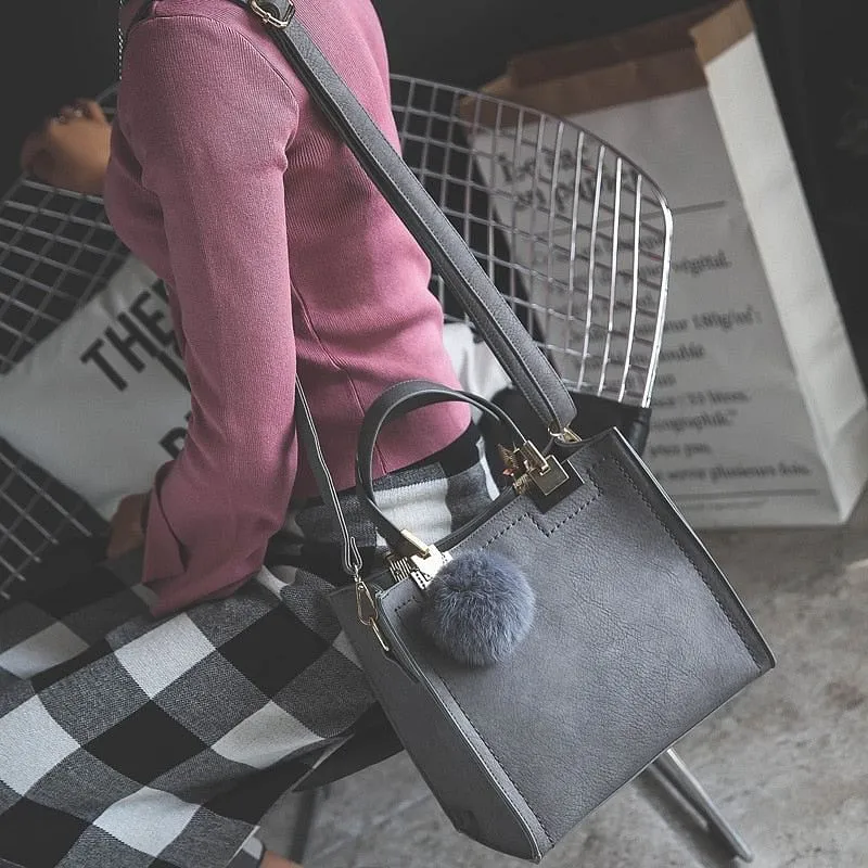 Casual Large Suede Leather Bag