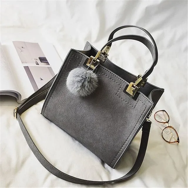 Casual Large Suede Leather Bag