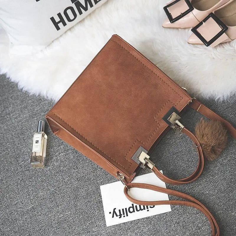 Casual Large Suede Leather Bag