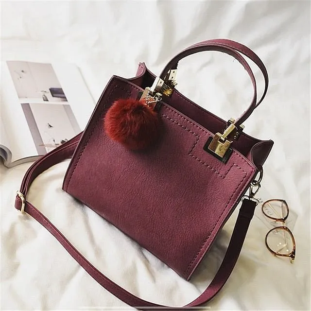 Casual Large Suede Leather Bag