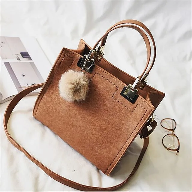 Casual Large Suede Leather Bag