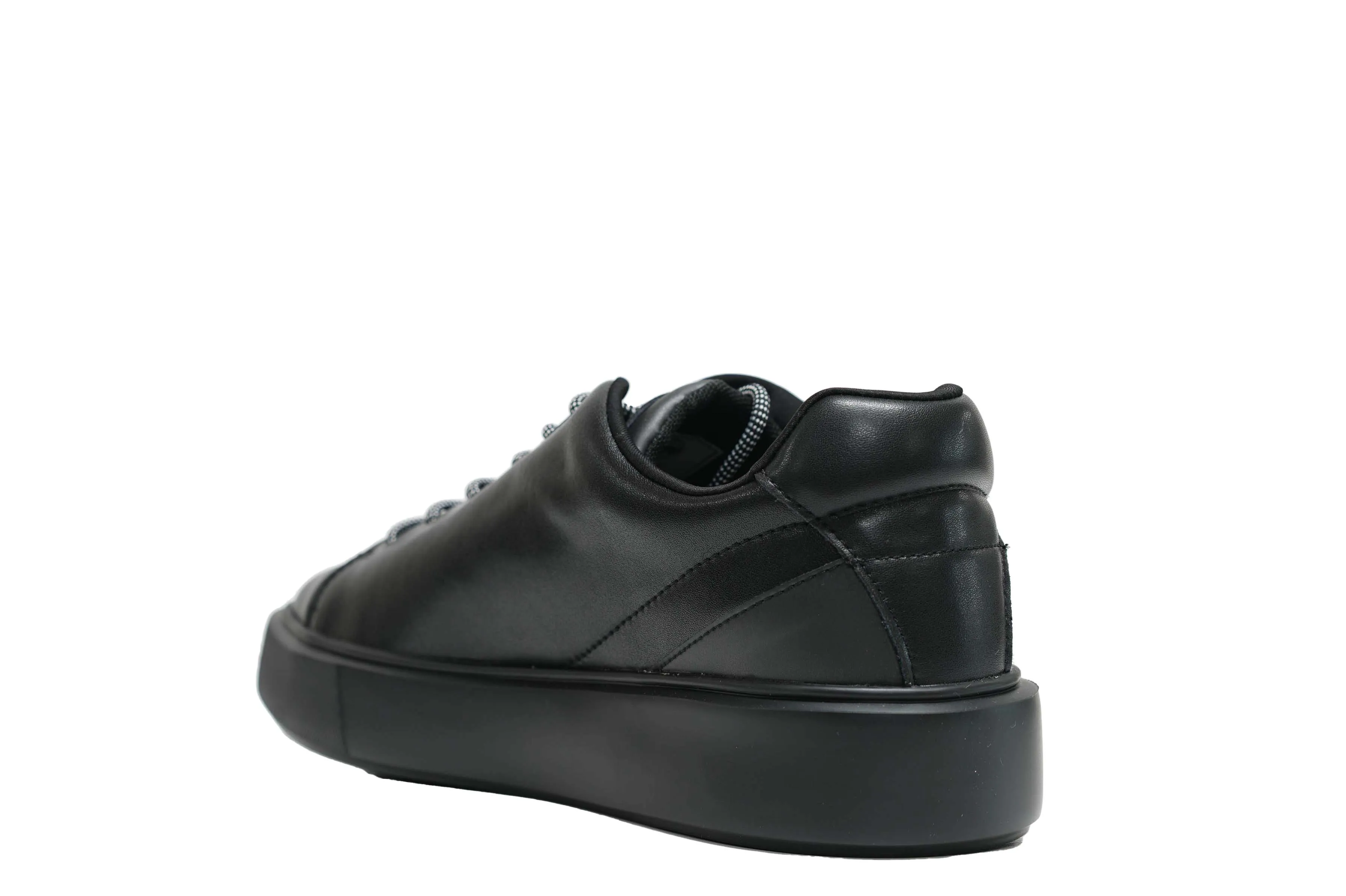 Cesare Paciotti 4US Men’s Black Leather Zip Sneaker BB9001