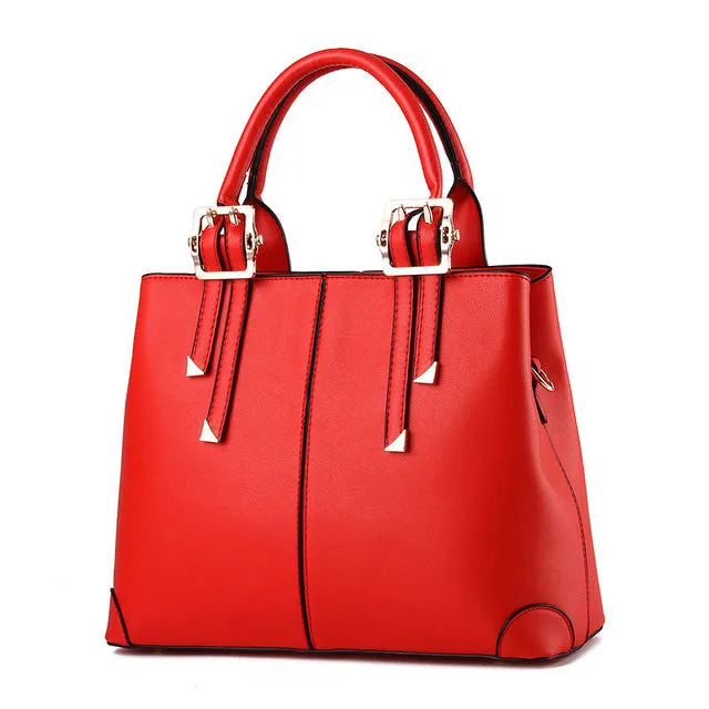 Charlotte Leather Tote Handbag