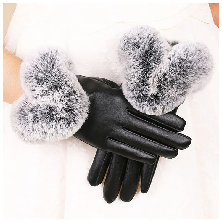 Chloé Rousseau Royal Leather Gloves