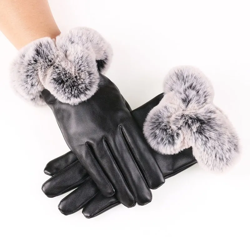 Chloé Rousseau Royal Leather Gloves