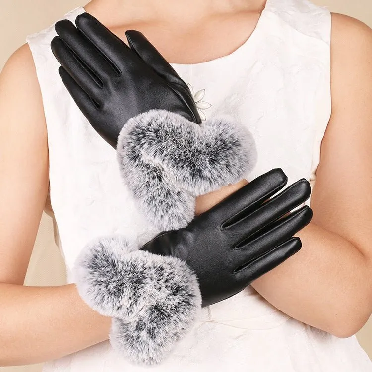 Chloé Rousseau Royal Leather Gloves