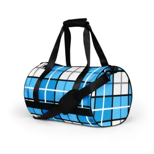 ✨'Clyde Sky Blue' Happy Tartan® Gym Bag✨