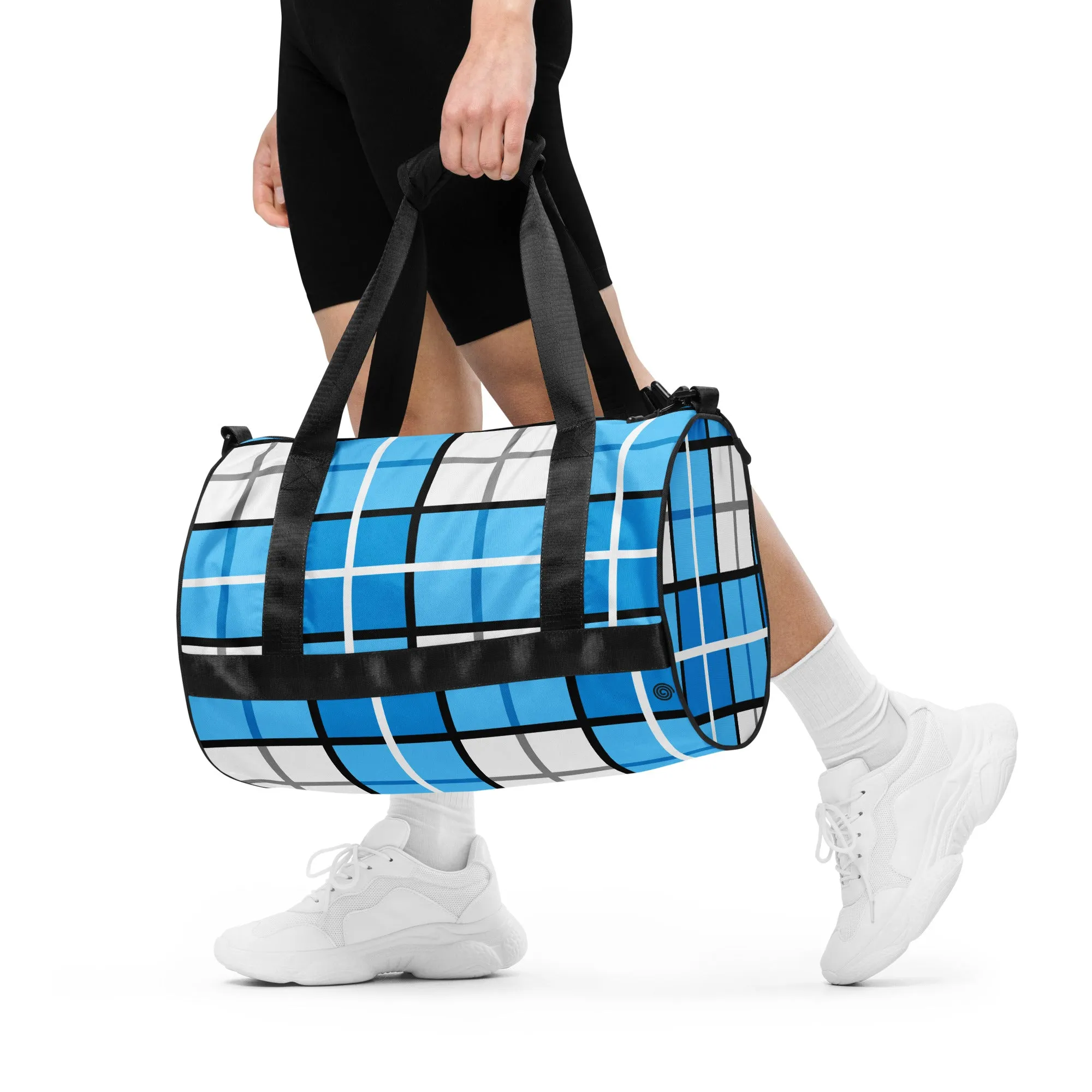 ✨'Clyde Sky Blue' Happy Tartan® Gym Bag✨