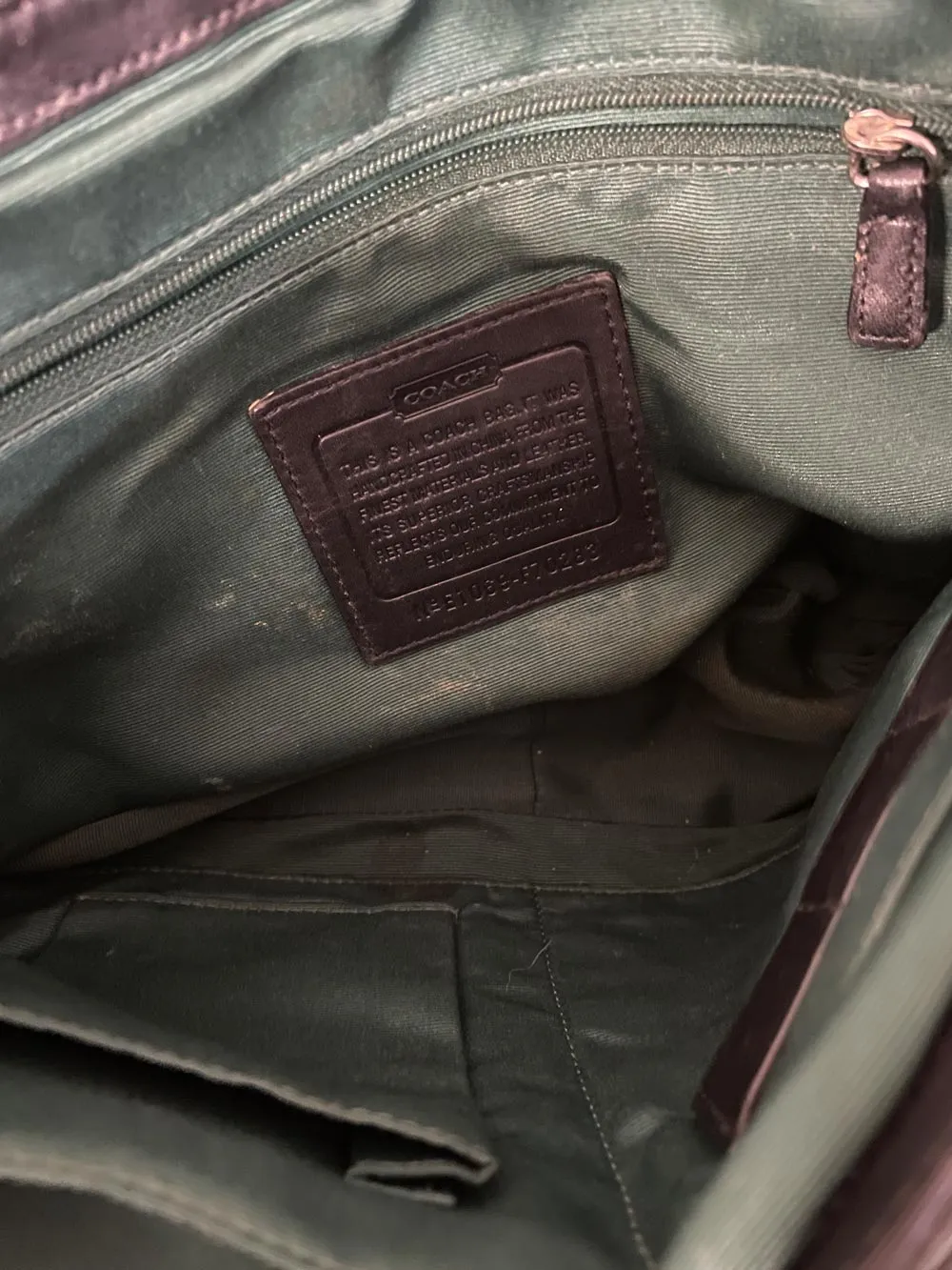 coach signature canvas saddle messenger bag