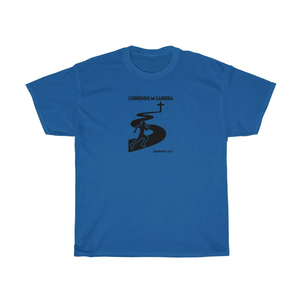 Corriendo Mi Carrera Men Unisex Heavy Cotton Tee