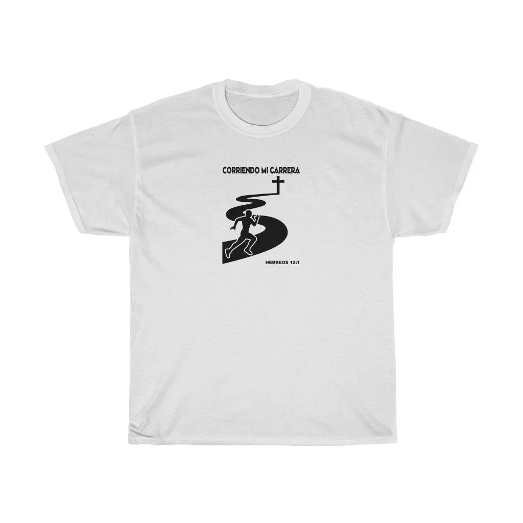 Corriendo Mi Carrera Men Unisex Heavy Cotton Tee