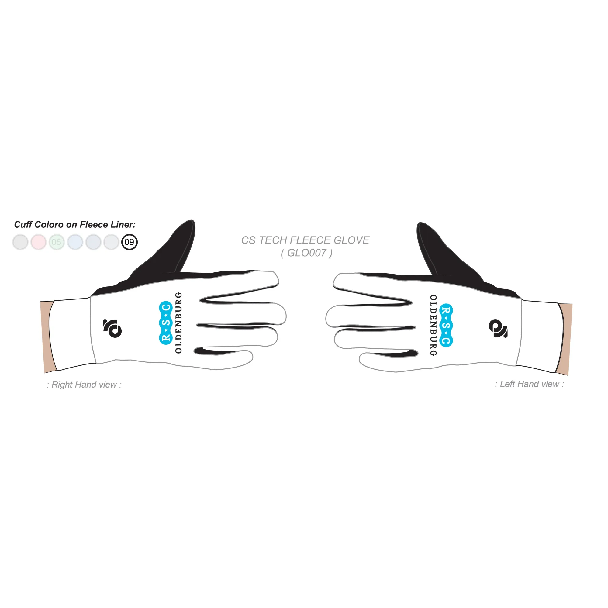 CS TechFleece Glove / Gloves Fleece Liner