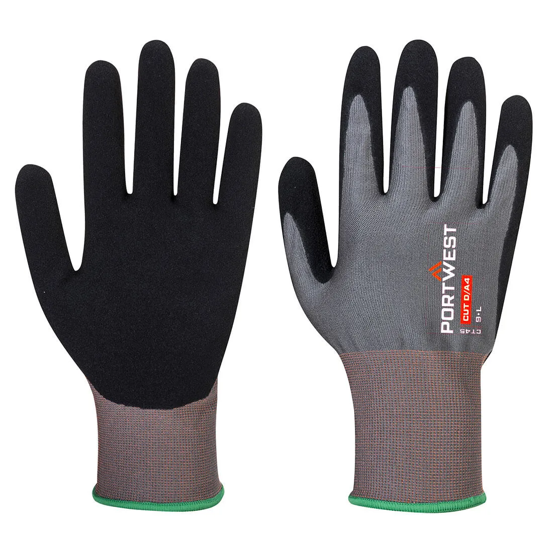 Cut Resistance D18 Nitrile Foam Touchscreen Gloves A4 - CT45 for Professionals: Superior Grip & Device Compatibility