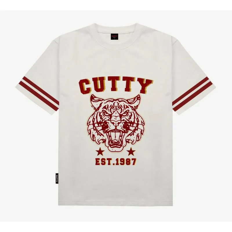 Cutty Estaban Mens T-Shirt - Cream